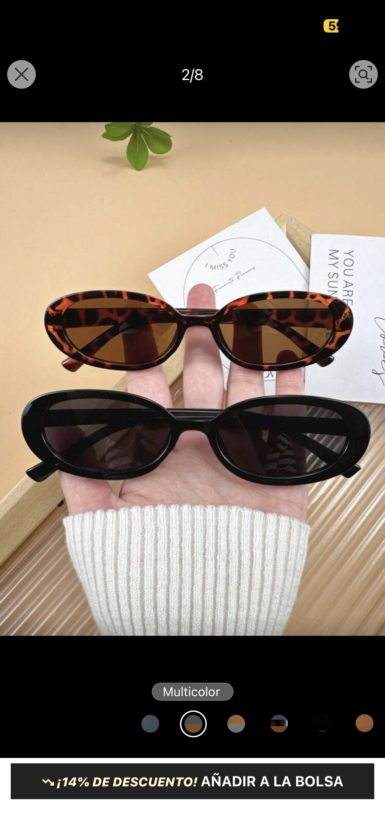 Lentes ovalados (individual)