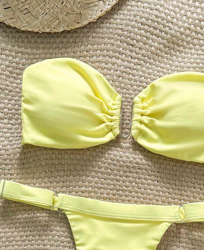 Bikini strapless sin tiras
