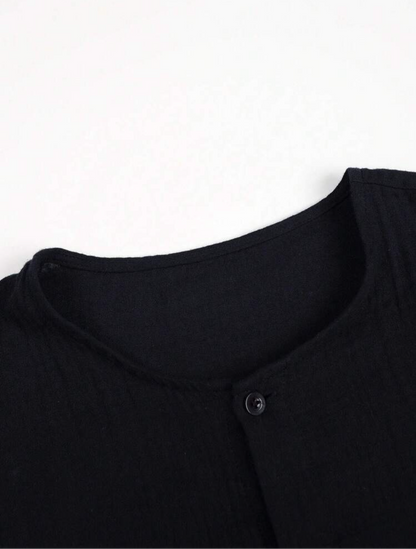 Camisa manga larga estilo cubano
