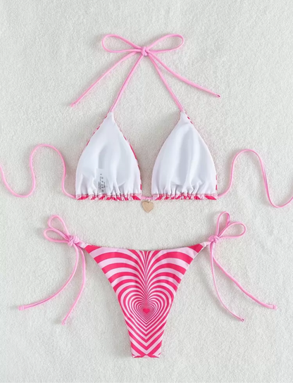 Bikini estampado ajustable