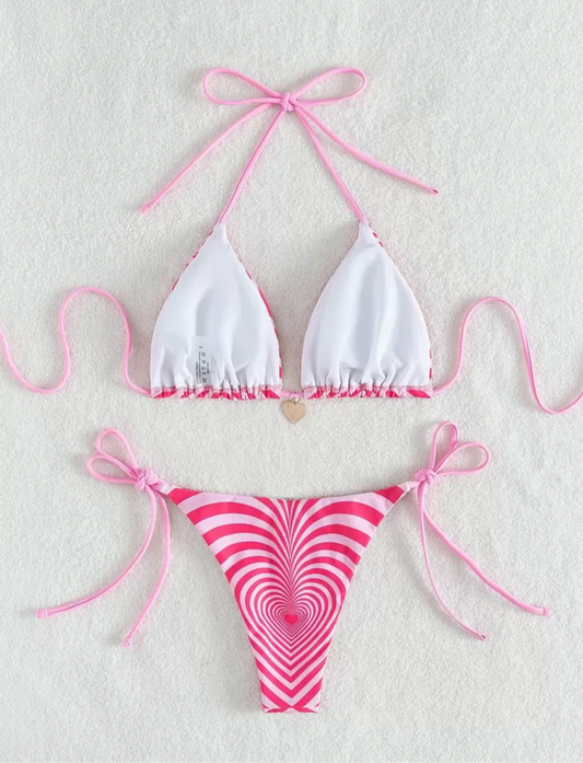Bikini estampado ajustable
