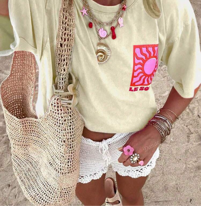 Camiseta Oversize estampada