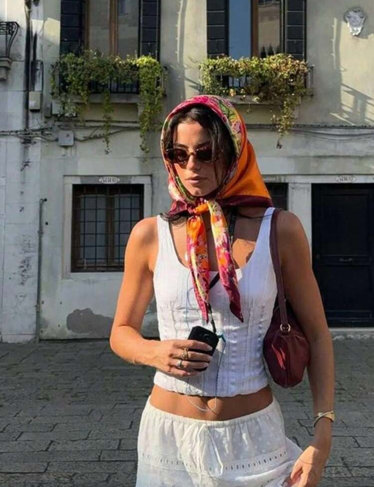 Pañoleta estampada