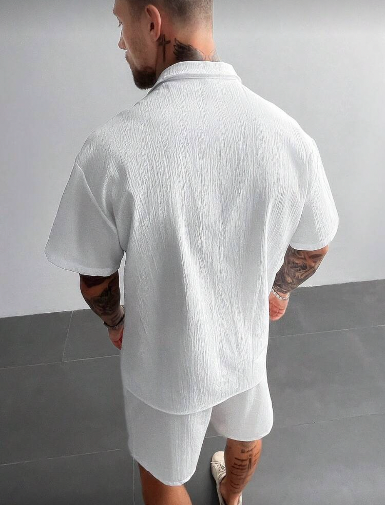 Conjunto masculino texturizado