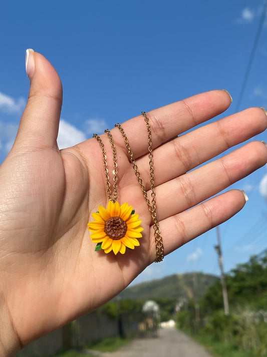 Collar de girasol