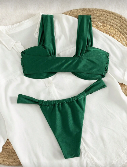 Bikini satén semi hilo