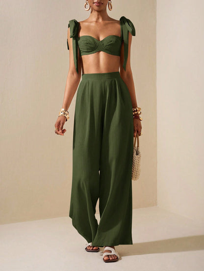 Conjunto largo pantalón
