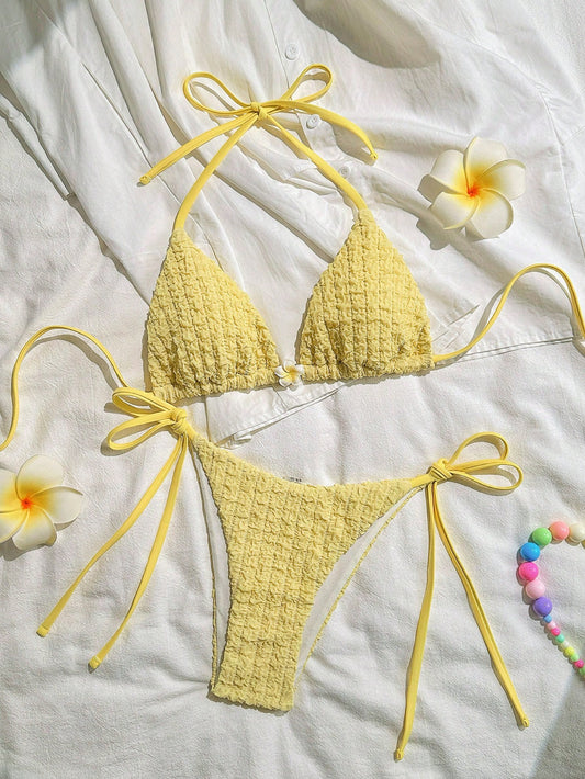 Bikini texturizado ajustable