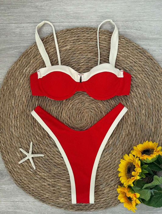 Bikini bi color Semi hilo