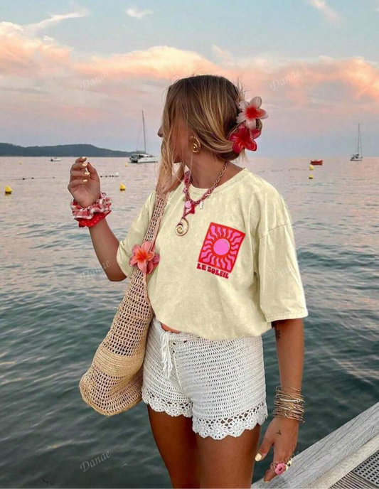 Camiseta Oversize estampada