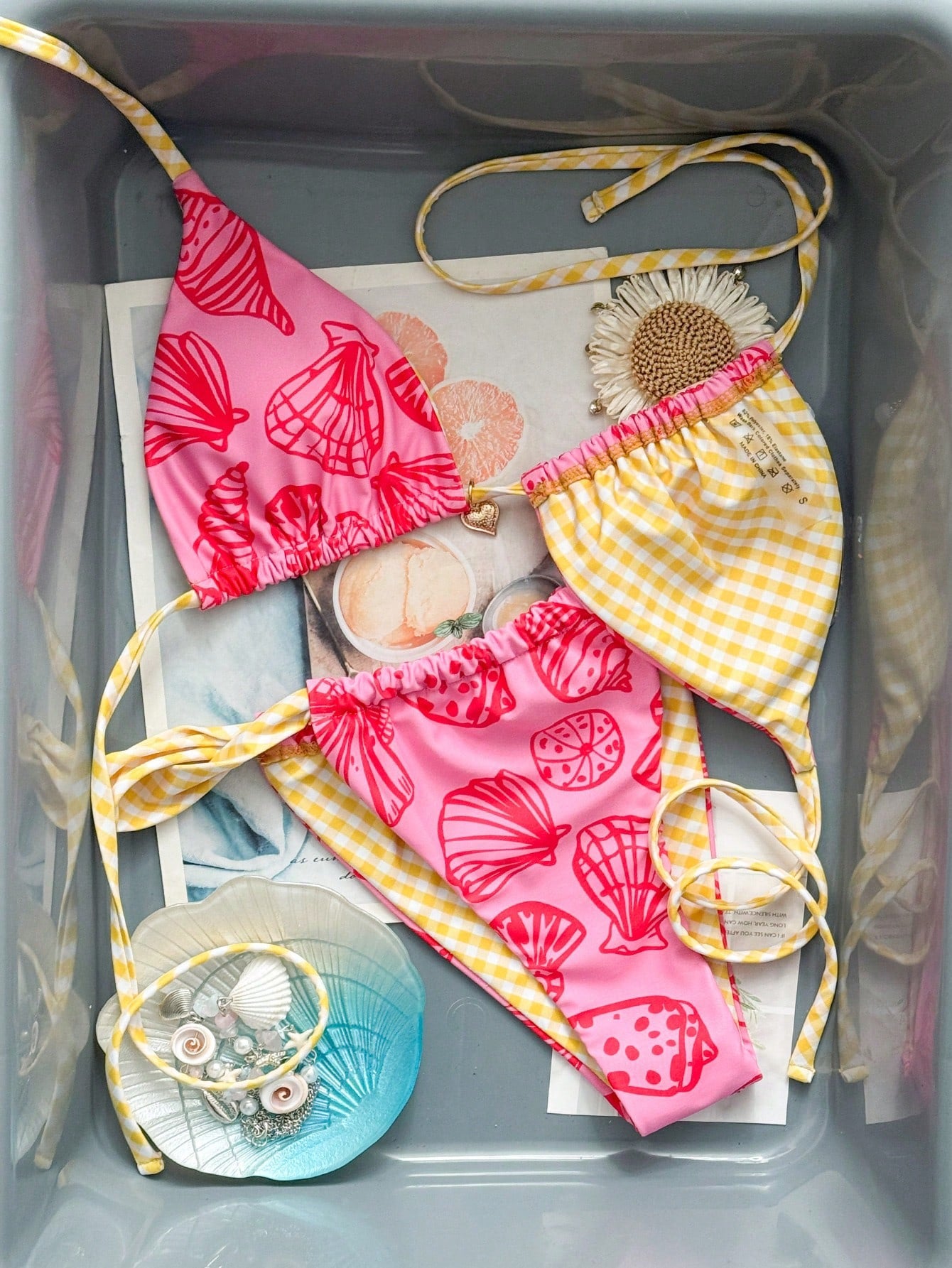 Bikini reversible 2 en 1 estampado