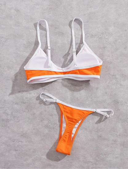 Bikini bi color Semi hilo