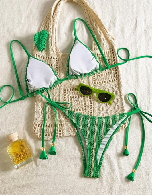Bikini tejido ajustable