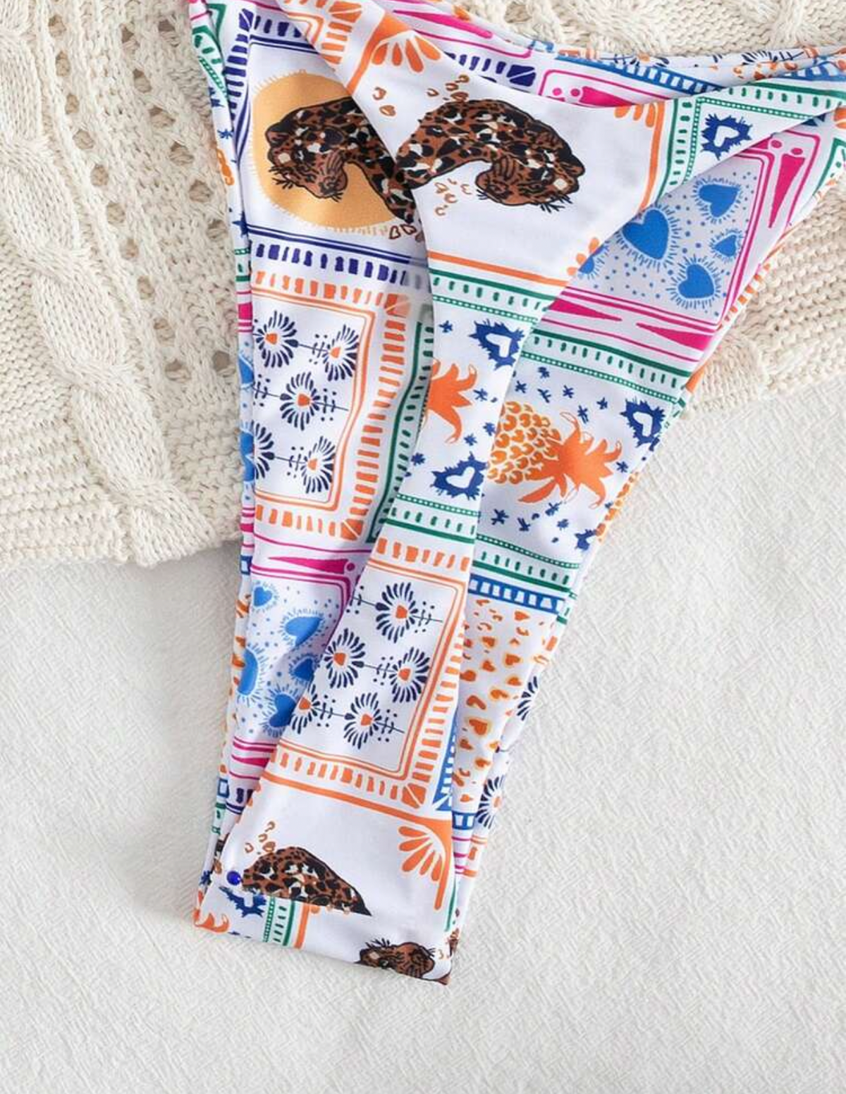 Bikini estampado semi hilo