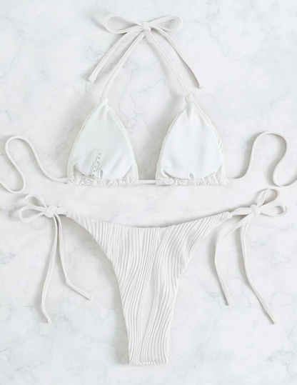 Bikini texturizado Semi hilo