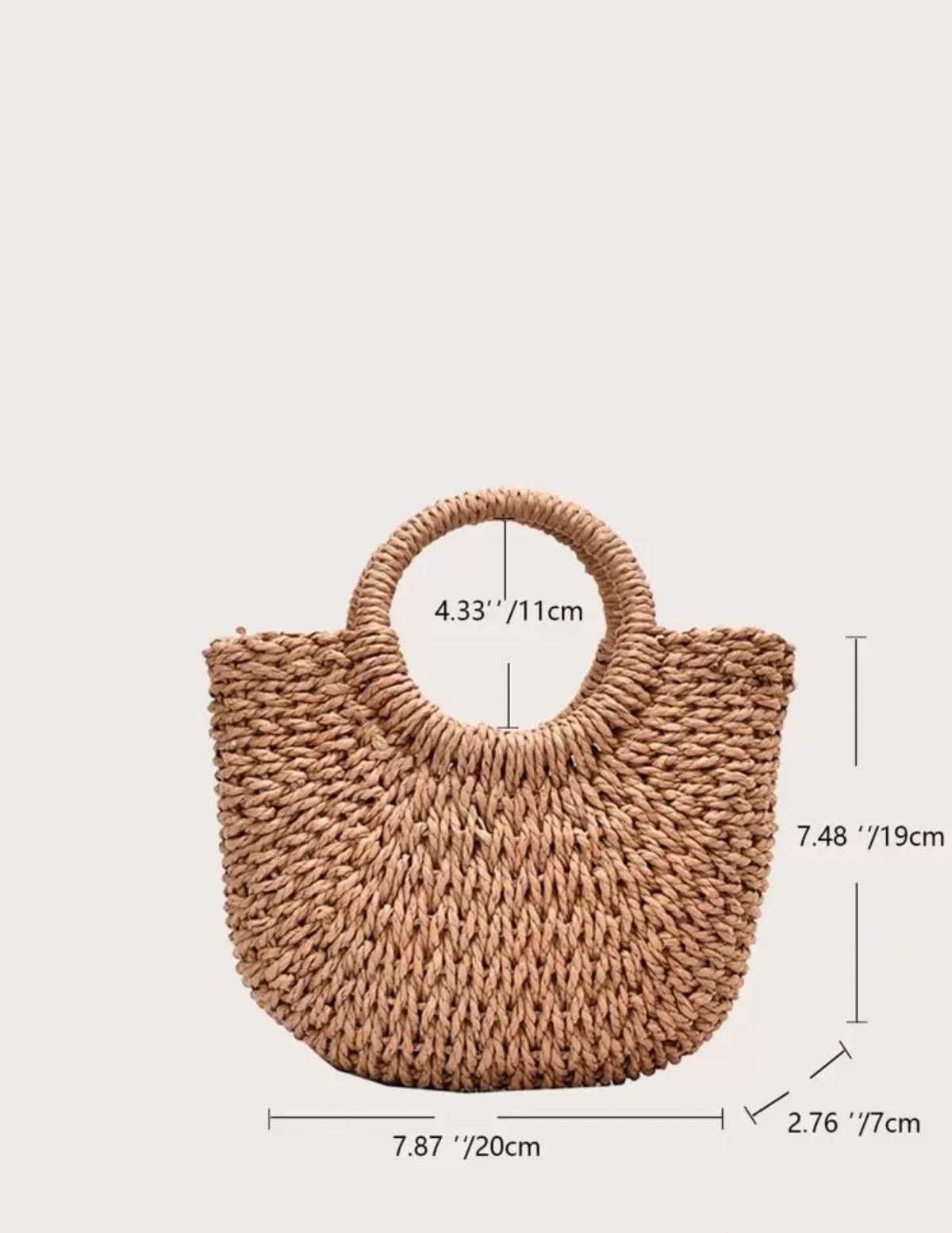 Cartera de paja (individual)