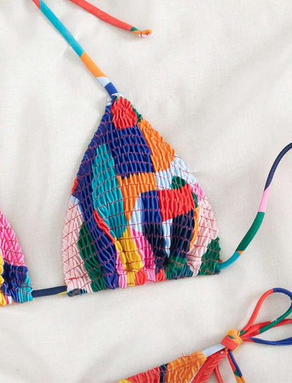 Bikini colorido ajustable
