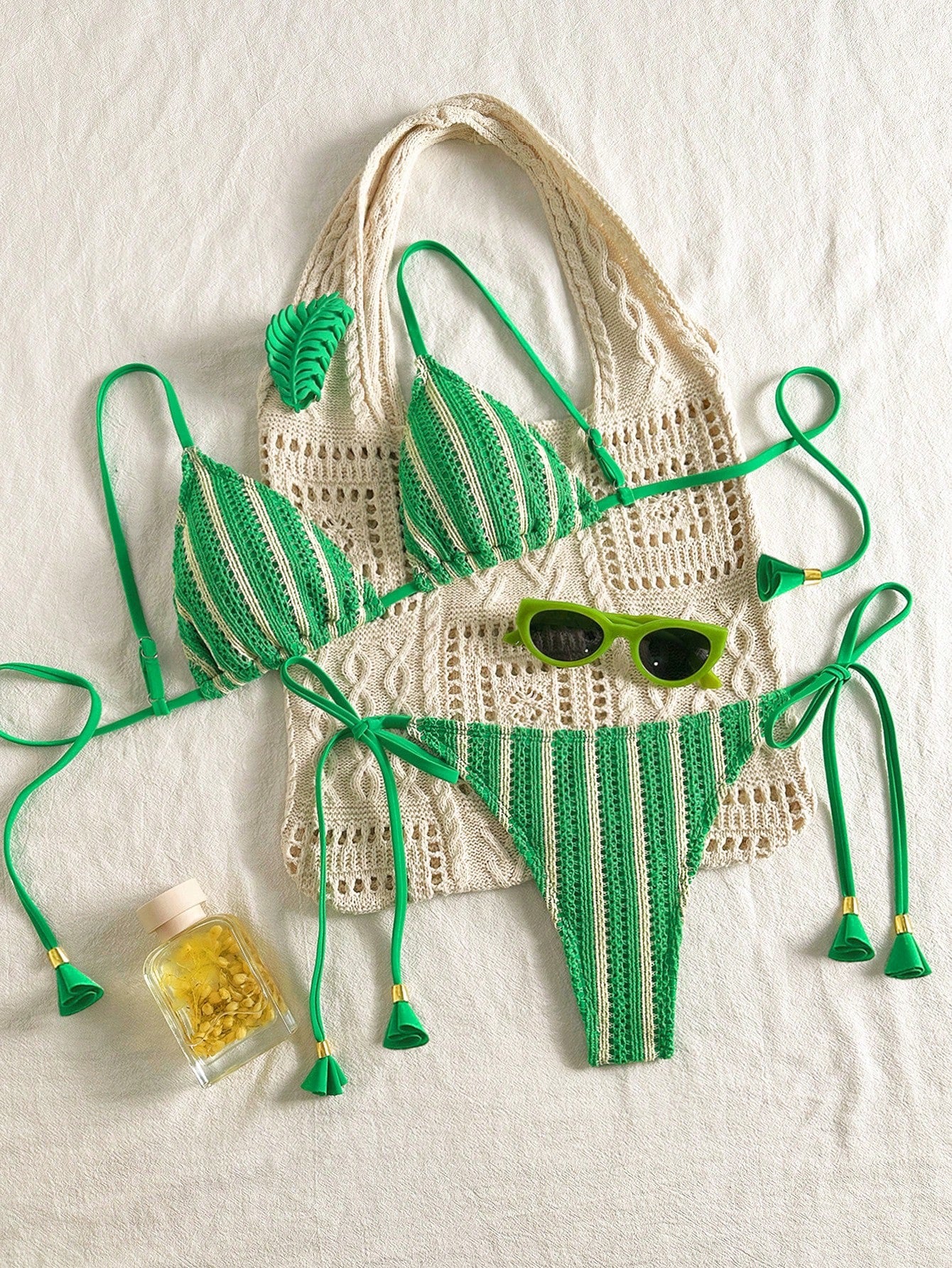 Bikini tejido ajustable