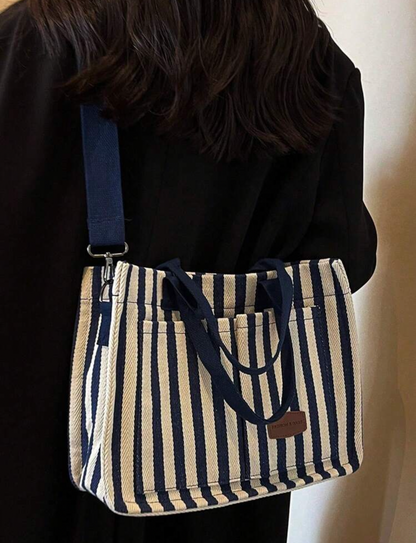 Bolso de rayas