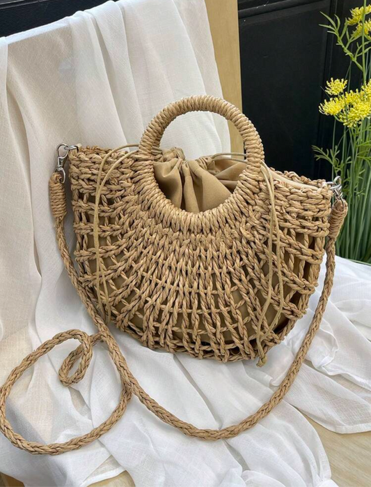 Cartera de paja