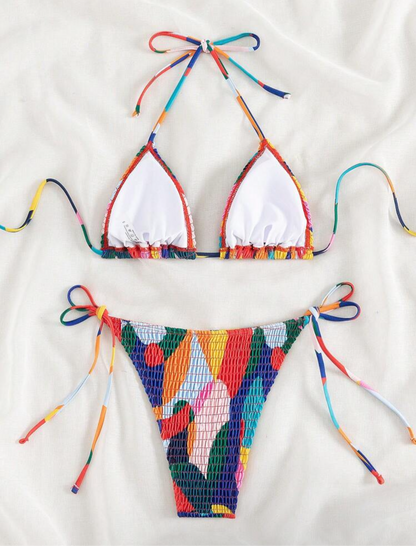 Bikini colorido ajustable