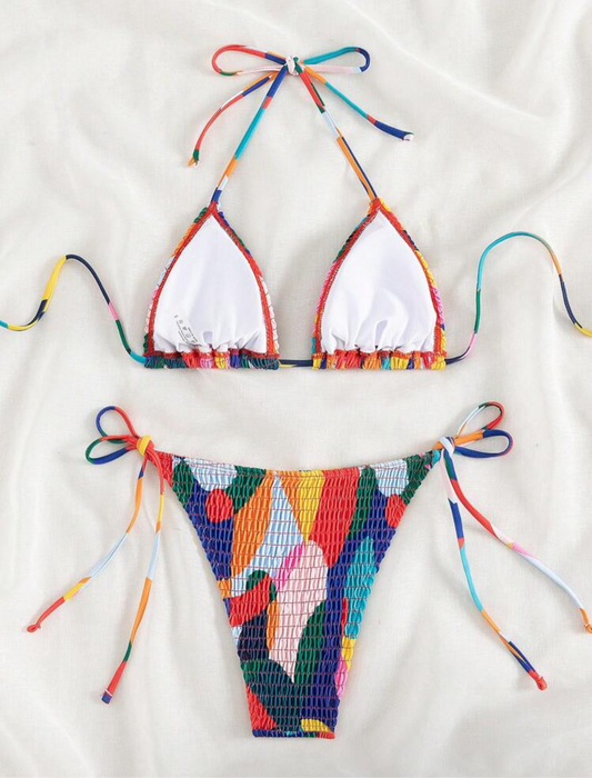 Bikini colorido ajustable