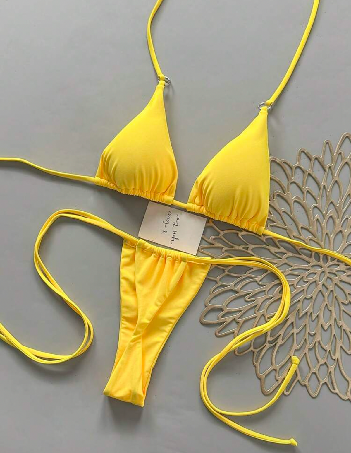 Bikini ajustable Semi hilo