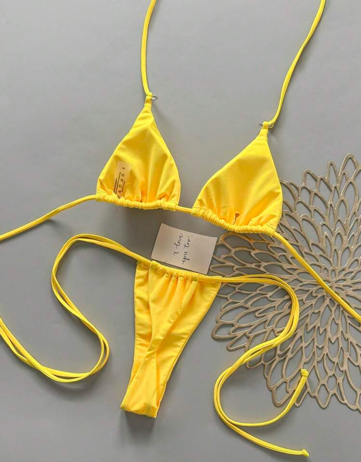 Bikini ajustable Semi hilo