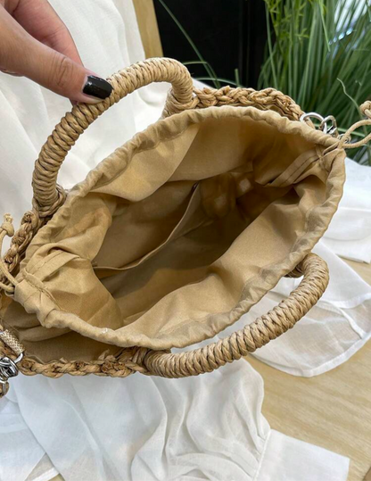 Cartera de paja