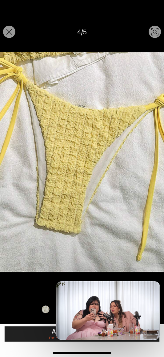 Bikini texturizado ajustable