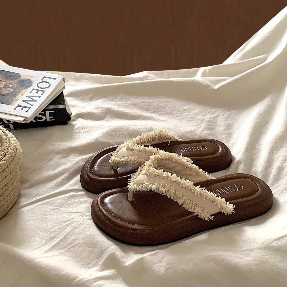 Sandalias con flequillo