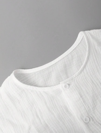 Camisa manga larga estilo cubano