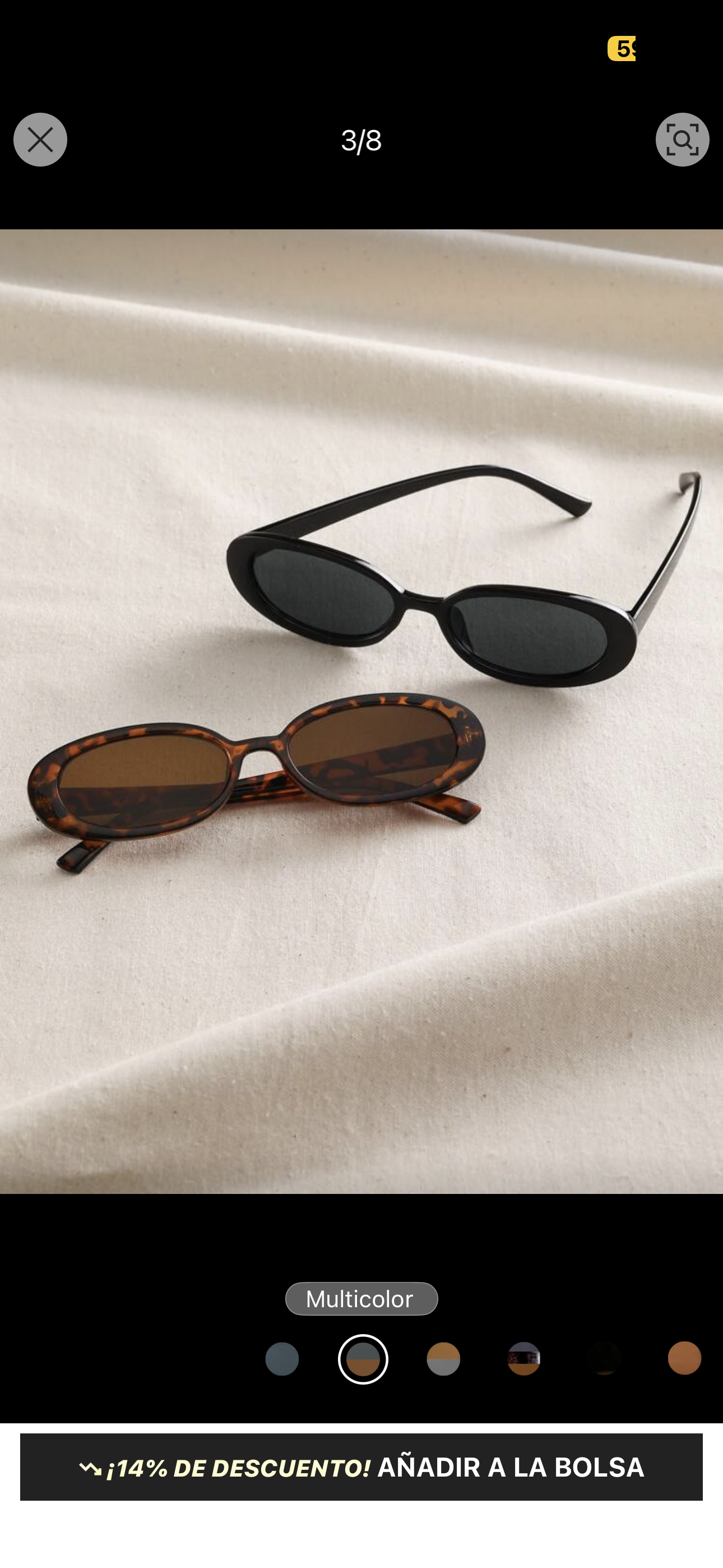 Lentes ovalados (individual)