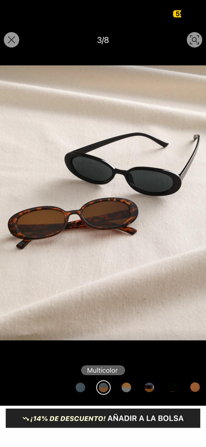 Lentes ovalados (individual)