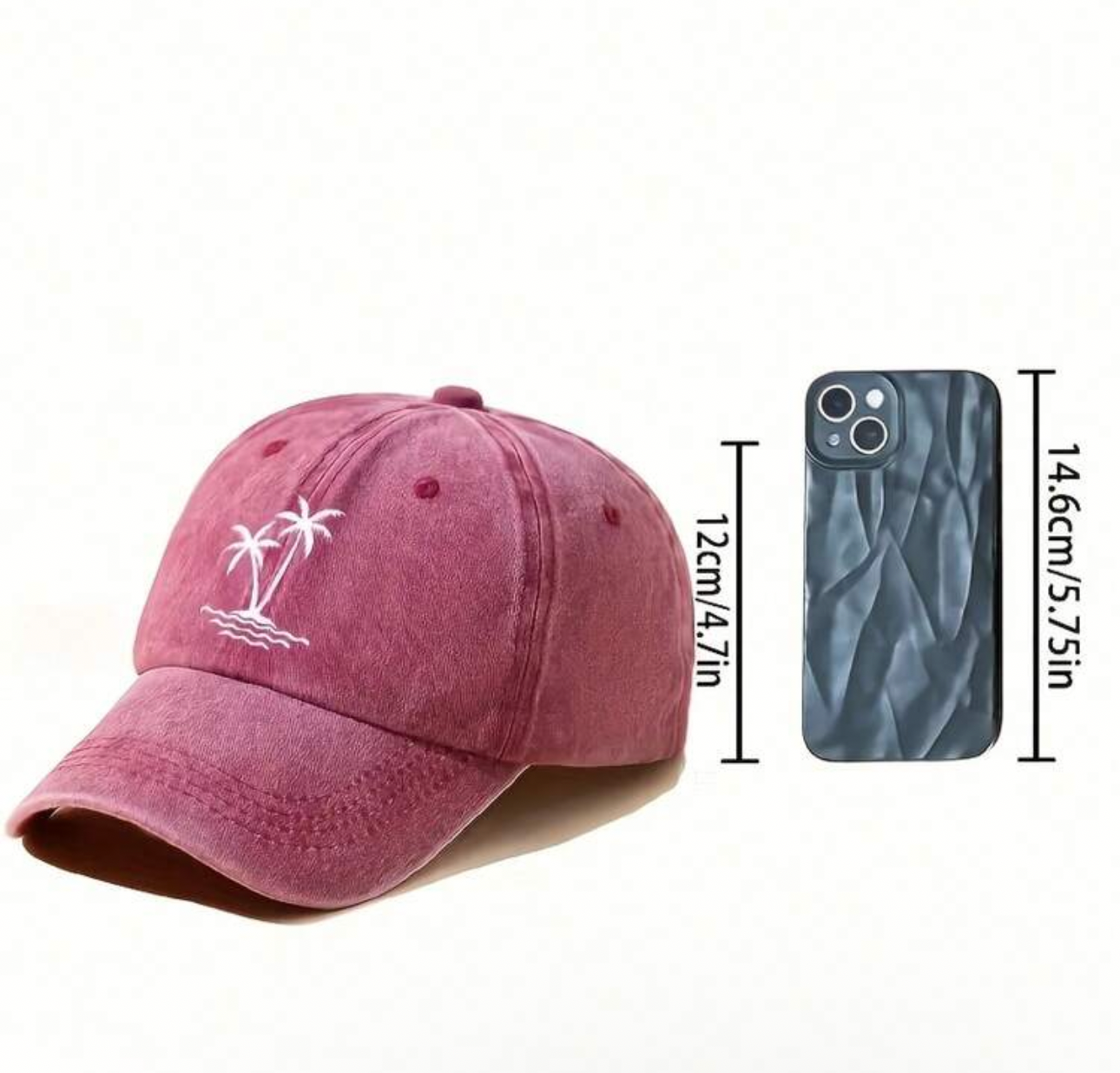 Gorra bordada de jean