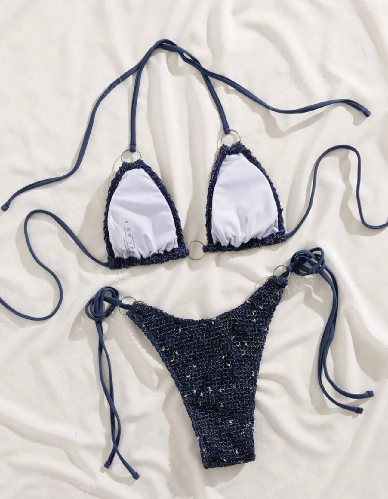 Bikini ajustable con malla