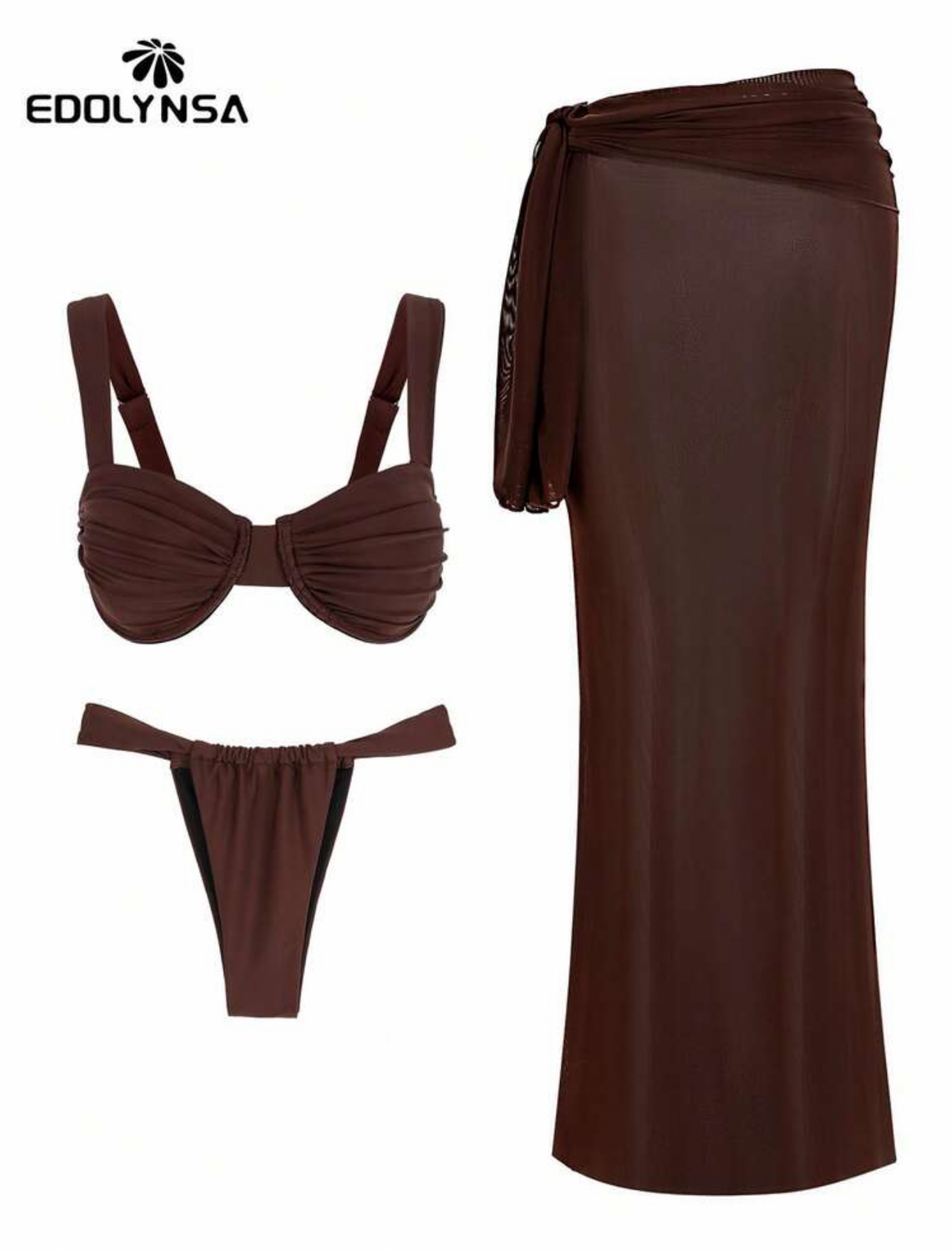 Bikini conjunto con falda
