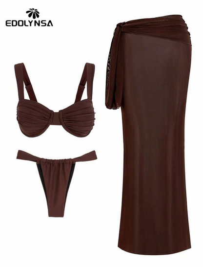 Bikini conjunto con falda