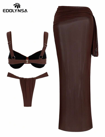 Bikini conjunto con falda