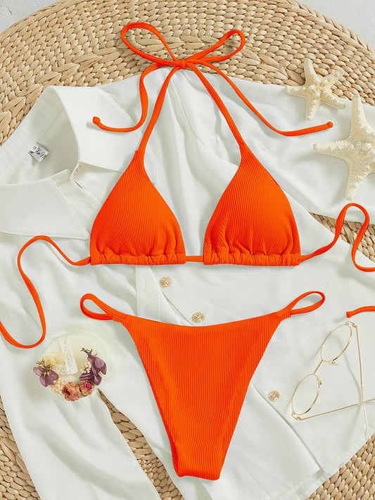 Bikini acanalado