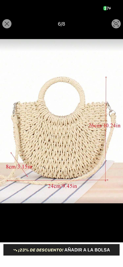 Cartera de paja (individual)