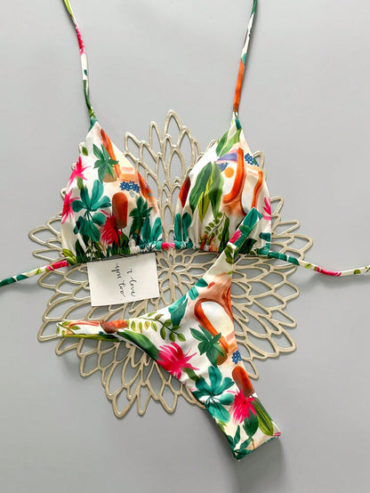 Bikini estampado hilo