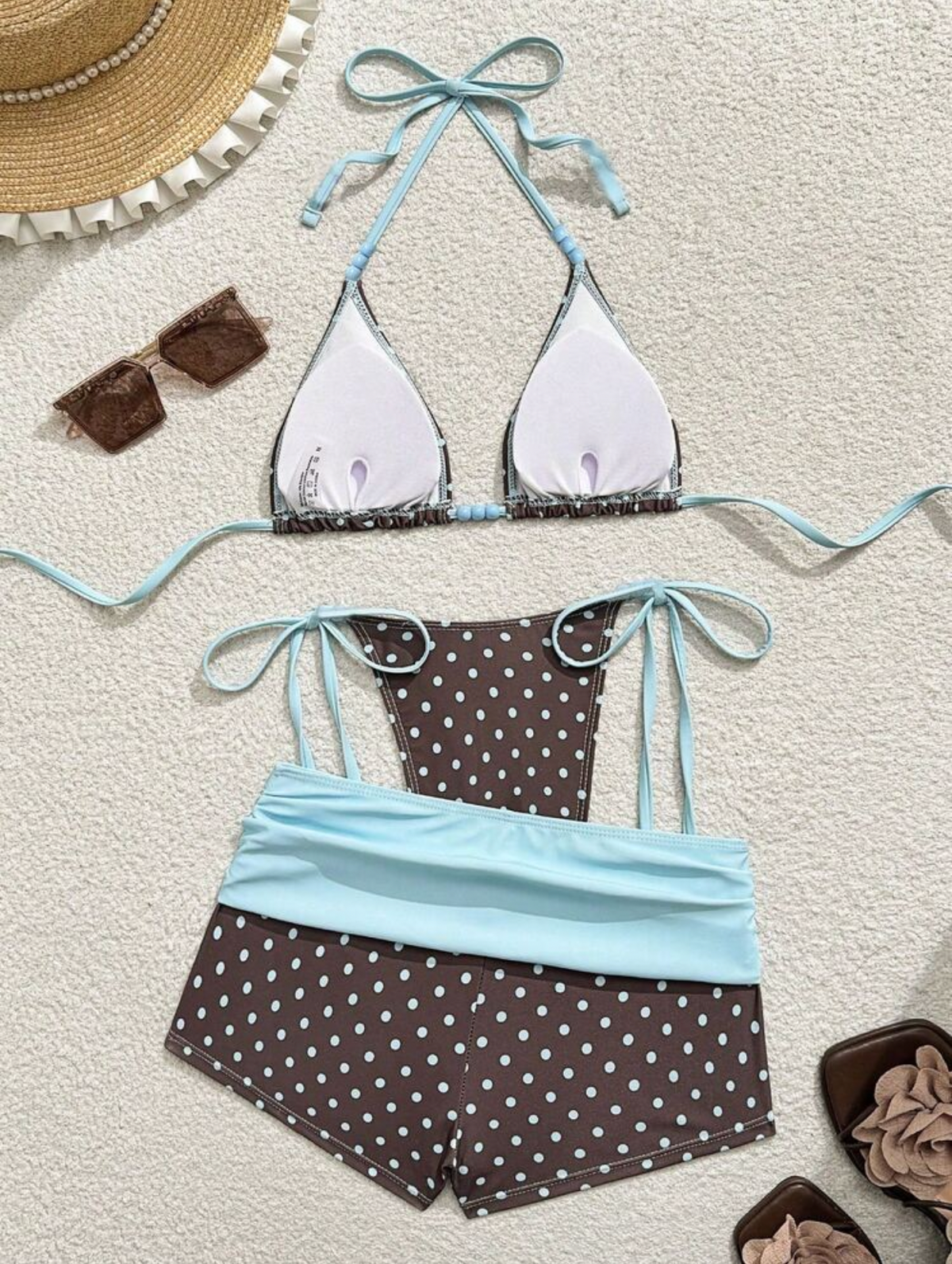 Bikini estampado conjunto con short
