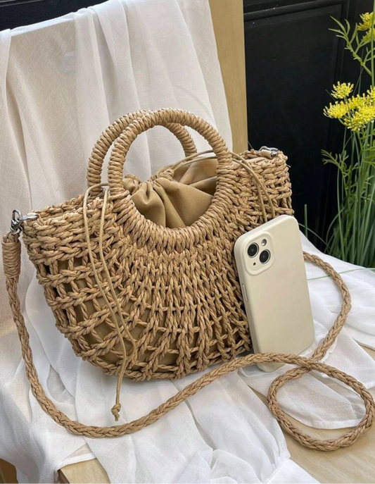 Cartera de paja