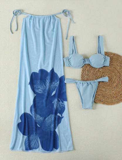 Bikini conjunto con falda