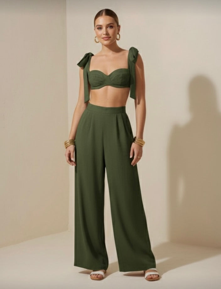 Conjunto largo pantalón
