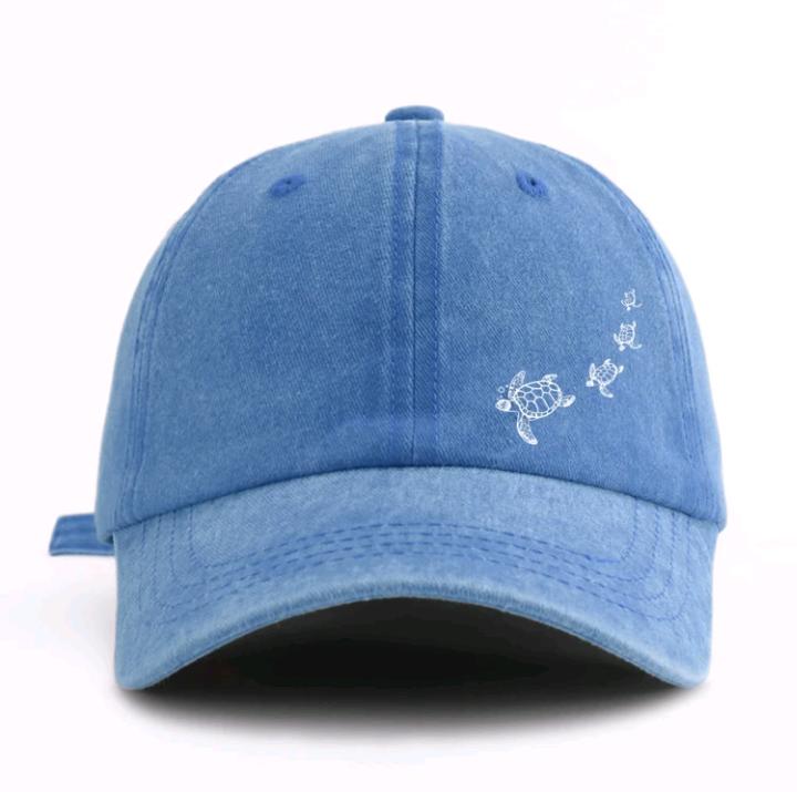 Gorra estampada de jean