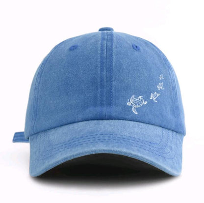 Gorra estampada de jean