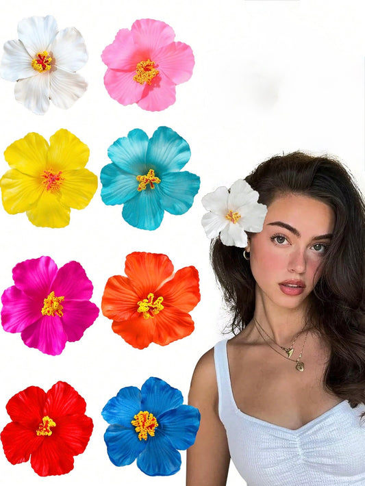 Pinza gancheta de flor grande