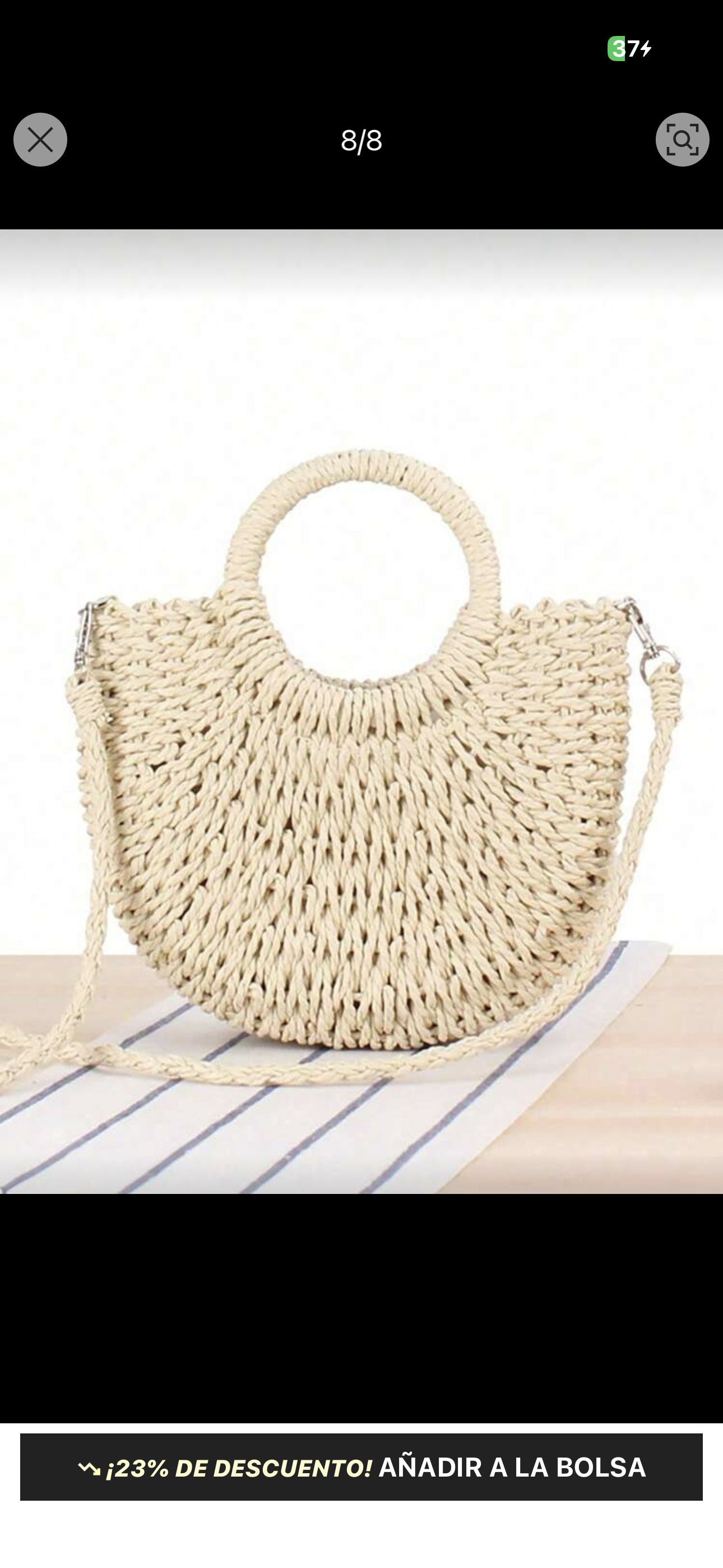 Cartera de paja (individual)